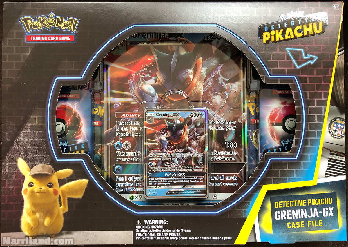 Greninja-GX Case File from Detective Pikachu Pokémon card set